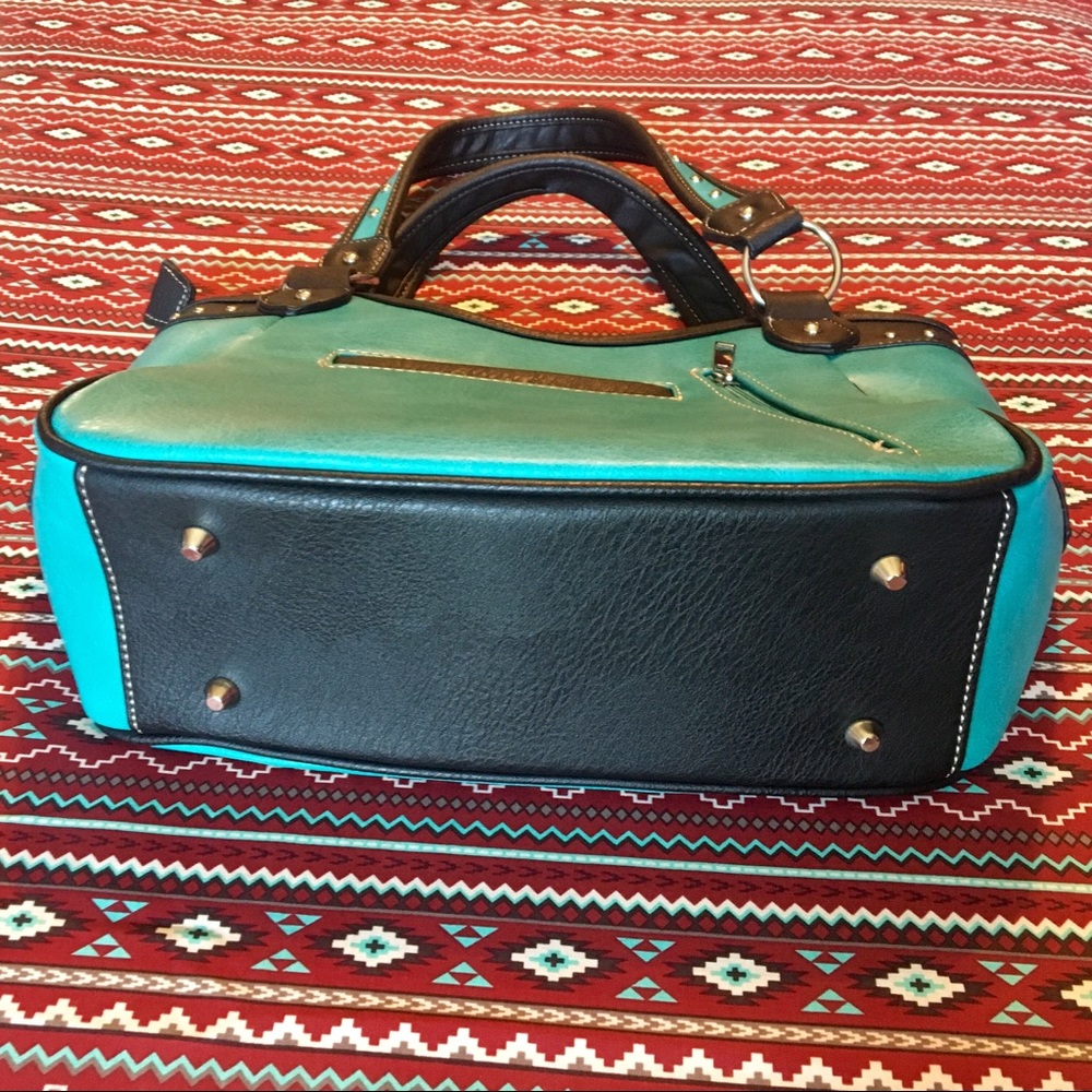 Incredible embroidered/studded Southwestern Purse - Picture 7 of 8